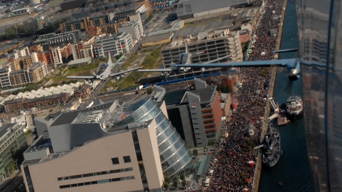 Huge crowds turned out for the event (Pic: Air Corps Photo Section)