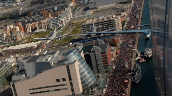 Huge crowds turned out for the event (Pic: Air Corps Photo Section)