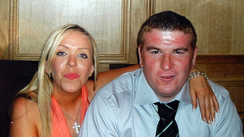 Robert McCartney with girlfriend Bridgeen Hagans