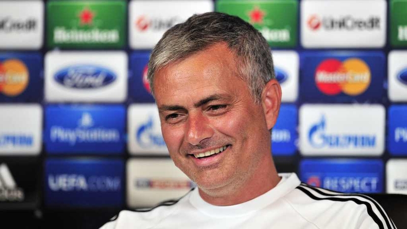 Jose Mourinho was in playful mood at his pre-match briefing