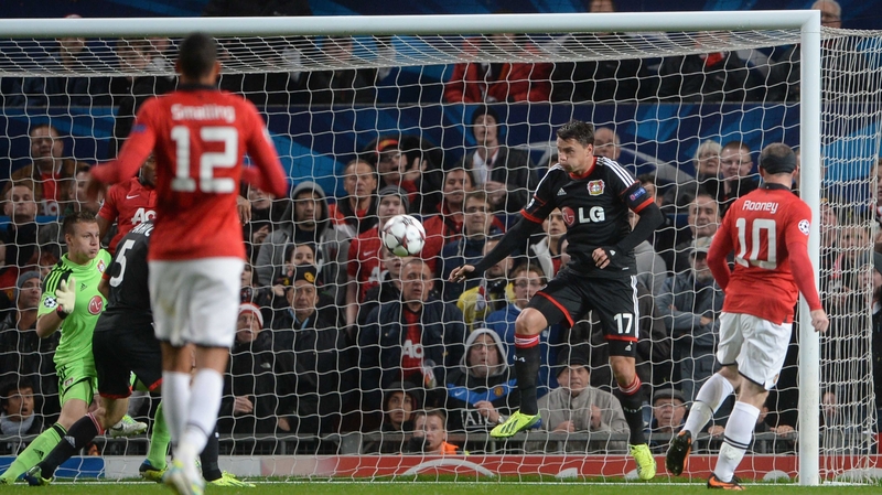 Wayne Rooney fires home the opening goal