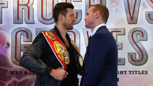 Carl Froch and George Groves face off ahead of their November bout