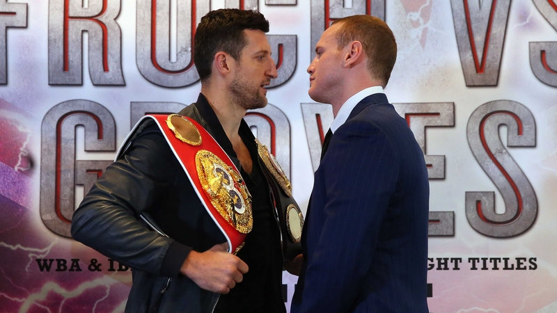 Carl Froch and George Groves prior to their first bout