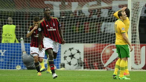 Cristian Zapata helped Milan to an undeserved victory over Celtic