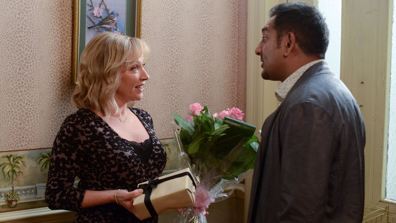 Masood is the mood for romance with Carol...