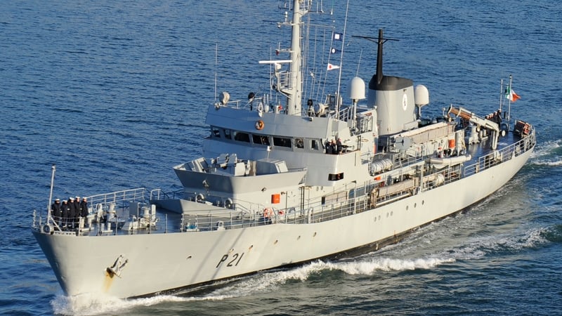 Serving members of the Naval Service who spend at least 80 days at sea will be eligible (Pic: LÉ Emer)