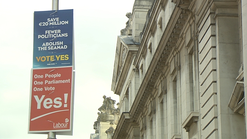 Fine Gael has insisted abolishing the Seanad would save €20m