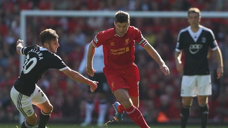 Steven Gerrard was below-par for Liverpool as they were beaten at Anfield