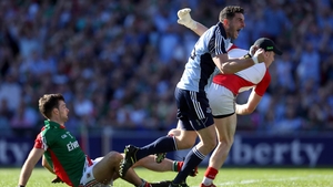 Bernard Brogan celebrates scoring Dublin's first-half goal