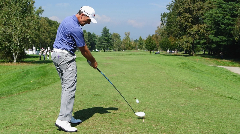 David Higgins had lead after the first round