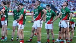 Dejection again for Mayo footballers at the end of the All-Ireland final