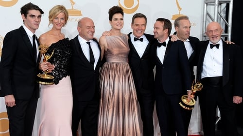 Breaking Bad - Stars celebrate winning Best Drama