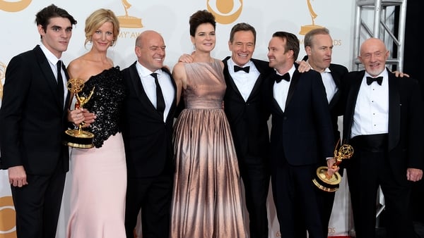 Breaking Bad - Stars celebrate winning Best Drama