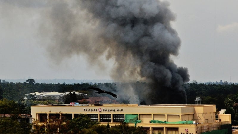 Several blasts were heard in the area around the Westgate centre