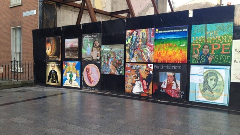 Romantic Ireland: From The Streets is currently on show on Dublin's O'Connell Street