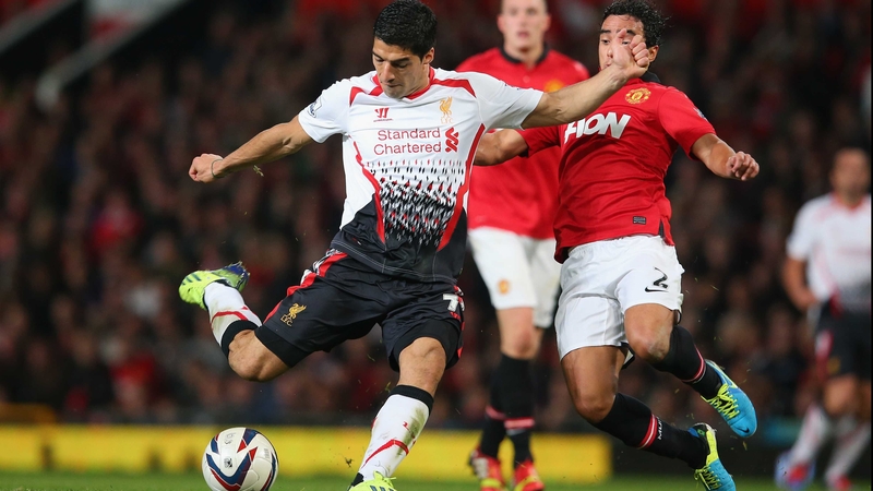 Luis Suarez made a long awaited return to action against Manchester United