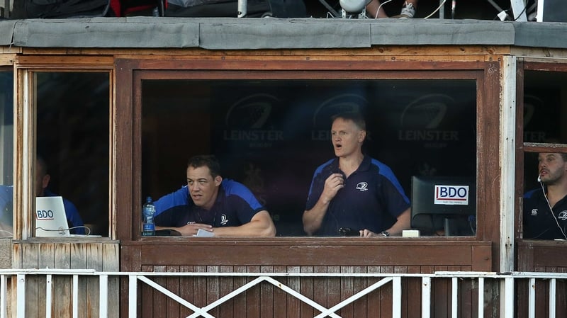 Jono Gibbes (l) is set to leave Leinster at the end of the season