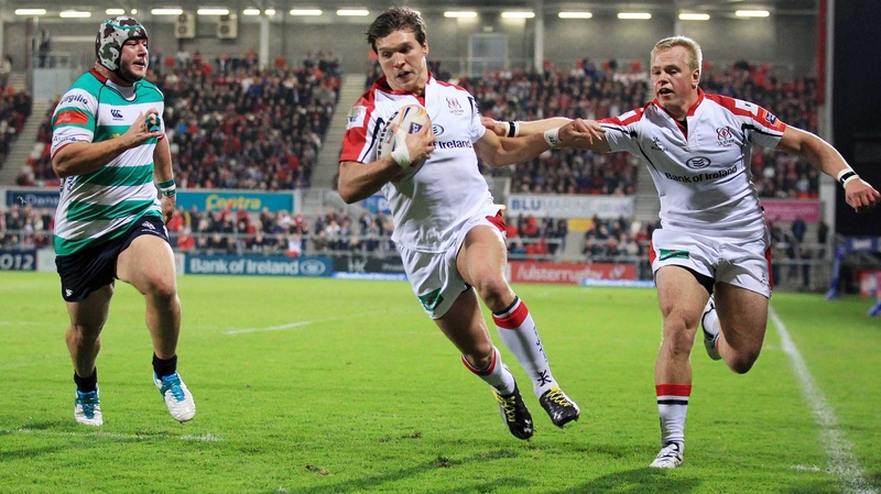 Michael Allen bagged to tries at Ravenhill