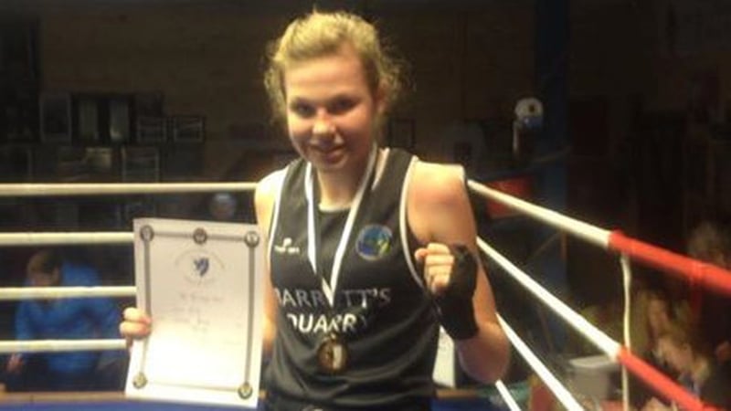 Ciara Ginty triumphed in this morning's 60kg lightweight final (Pic: Geesala Boxing Club)