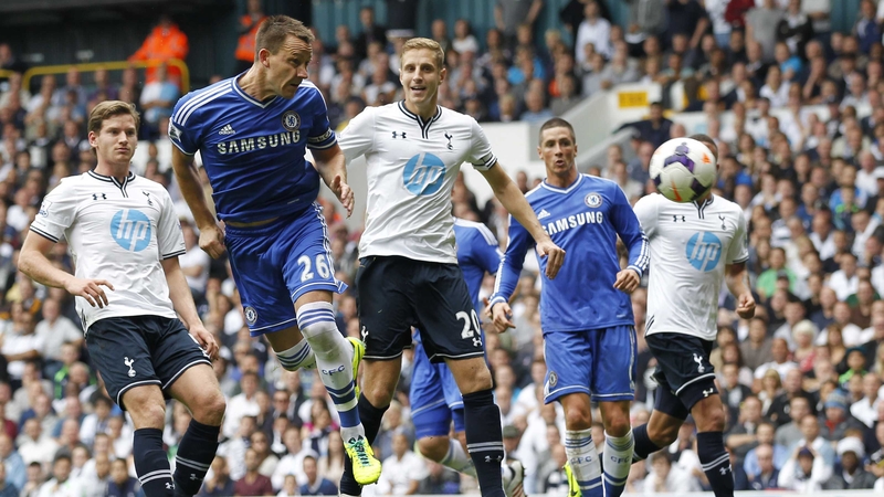 John Terry heads home Chelsea's equaliser at White Harte Lane