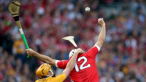 Clare's Cian Dillon and Patrick Cronin of Cork