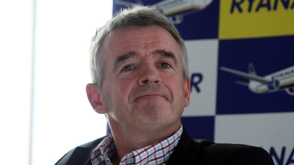 Ryanair boss Michael O'Leary attended the Deloitte Enterprise Ireland CEO Forum today at Dublin Castle