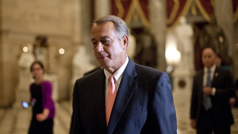 House speaker John Boehner expressed his relief following the deal