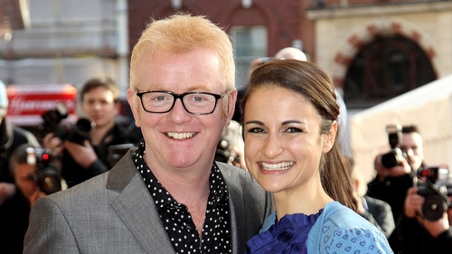 Chris Evans and his wife Natasha Shishmanian