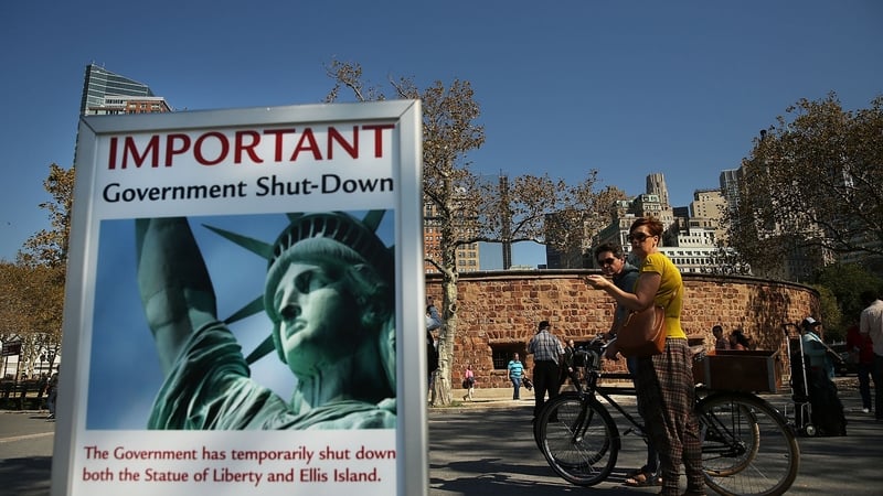 US Treasury Department warning as US government shutdown enters third day