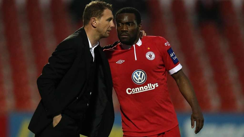 Ian Baraclough will be pleased that Joseph Ndo is back in the Sligo Rovers squad