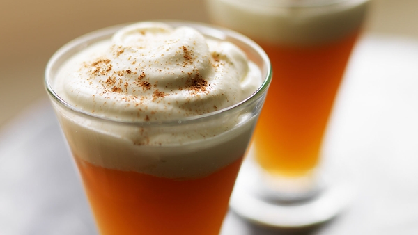 Spiced Apple Jellies with Yogurt Mousse