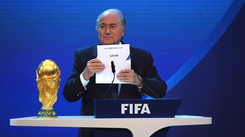 December 2010 - FIFA President Sepp Blatter reveals Qatar as hosts of the 2022 World Cup