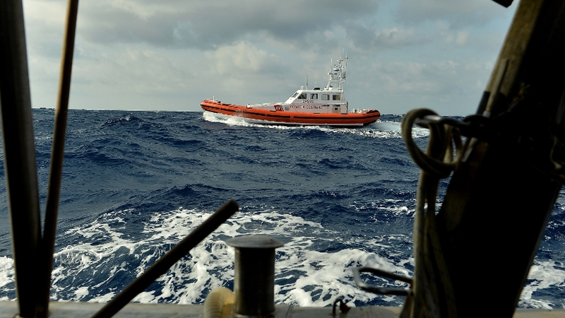 Search resumes for missing migrants off the island of Lampedusa despite bad weather conditions