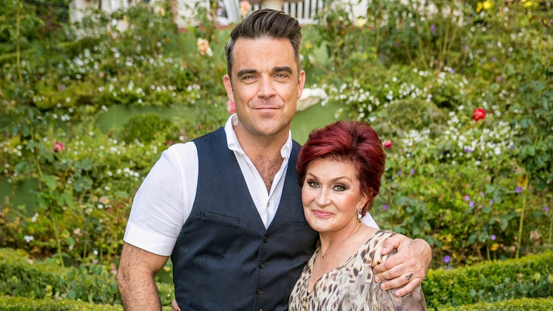 Robbie Williams and SHaron Osbourne