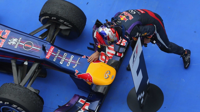 The win was the 34th of Vettel's F1 career