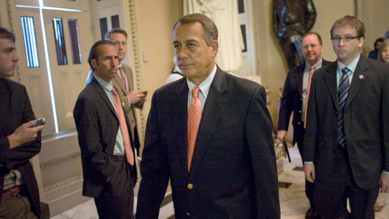 John Boehner said: "The nation's credit is at risk because of the administration's refusal to sit down and have a conversation"