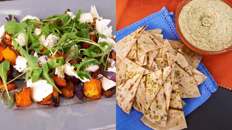 Rachel Allen's Roasted Butternut Squash Salad with Flatbreads