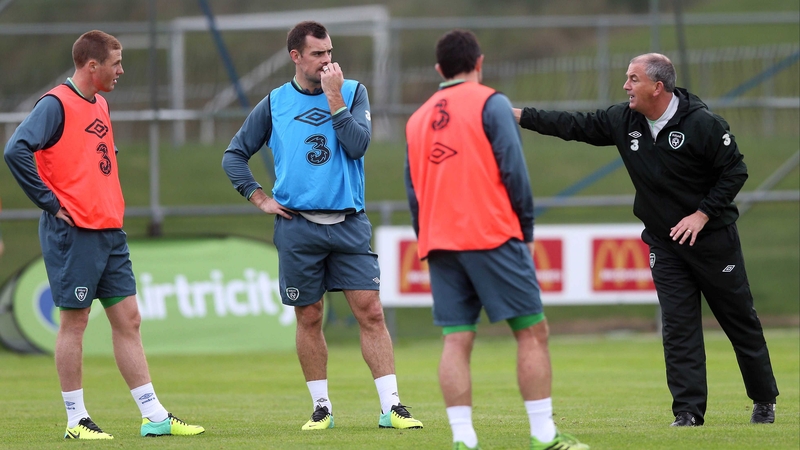 Noel King with Andy Reid, James McCarthy and Darron Gibson