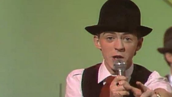 Phil Chevron performing with 'The Radiators' on the Late Late Show (1980)
