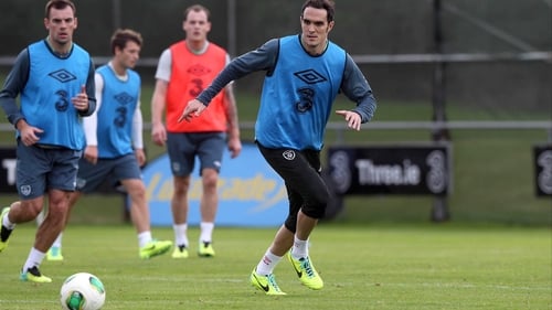Joey O'Brien tweaked his hamstring in the warm-up for the Latvia game