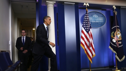 President Obama accused Republicans of using threats and extortion