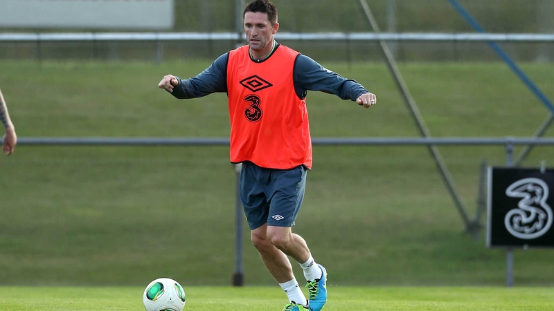Robbie Keane sat out training today but if expected to be fit to face Germany