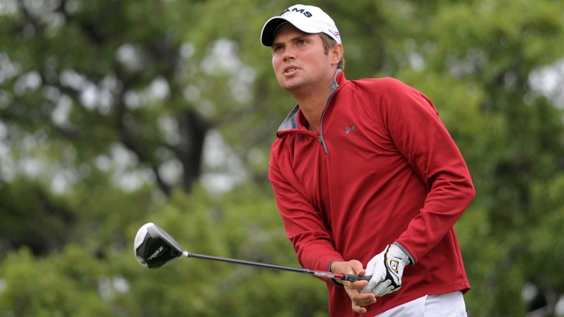 Jeff Overton holed an eagle at the ninth