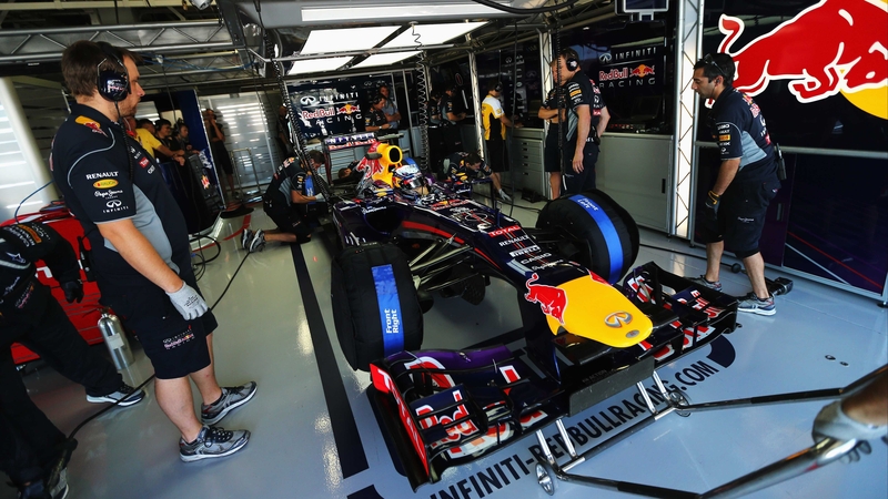 Sebastian Vettel prepares for practice at Suzuka Circuit