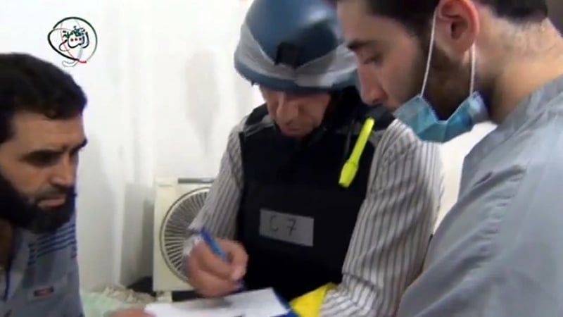 Experts from the OPCW are investigating the sarin gas attack in Damascus