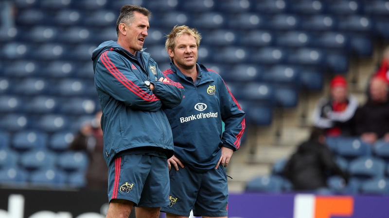 Rob Penney (l) and Simon Mannix (r) both leaving Munster