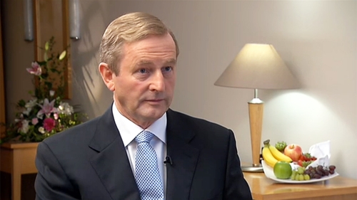 Enda Kenny said a response to the recommendation is likely in the next week