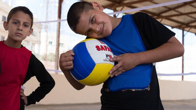 Boys at play in Irbid city