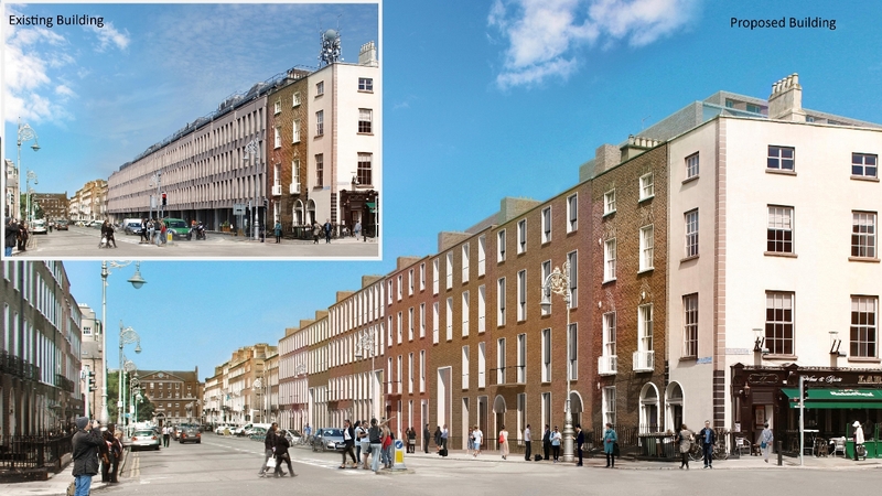 The ESB is proposing to rebuild its offices with brickwork that would blend in with neighbouring properties