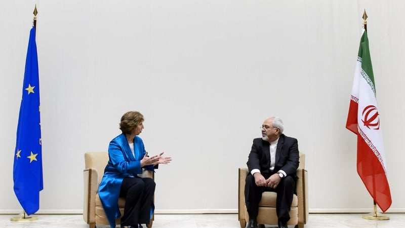 European Union Foreign Policy Chief Catherine Ashton and Iranian Foreign Minister Javad Zarif attended the talks